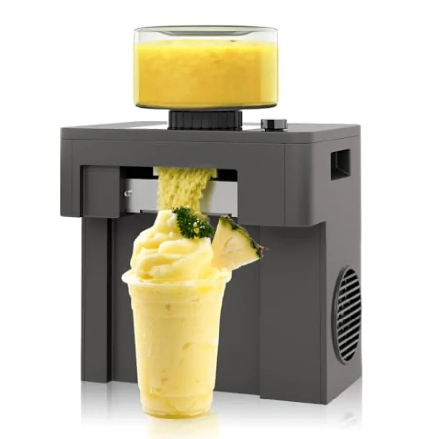 Máquina de Hielo Raspado 60s, Rápida para Slushies y Conos de Nieve, para el Hogar, Sin Necesidad de Precongelación, 15 Texturas, Compatible con Todas las Bebidas, Silenciosa 50dB