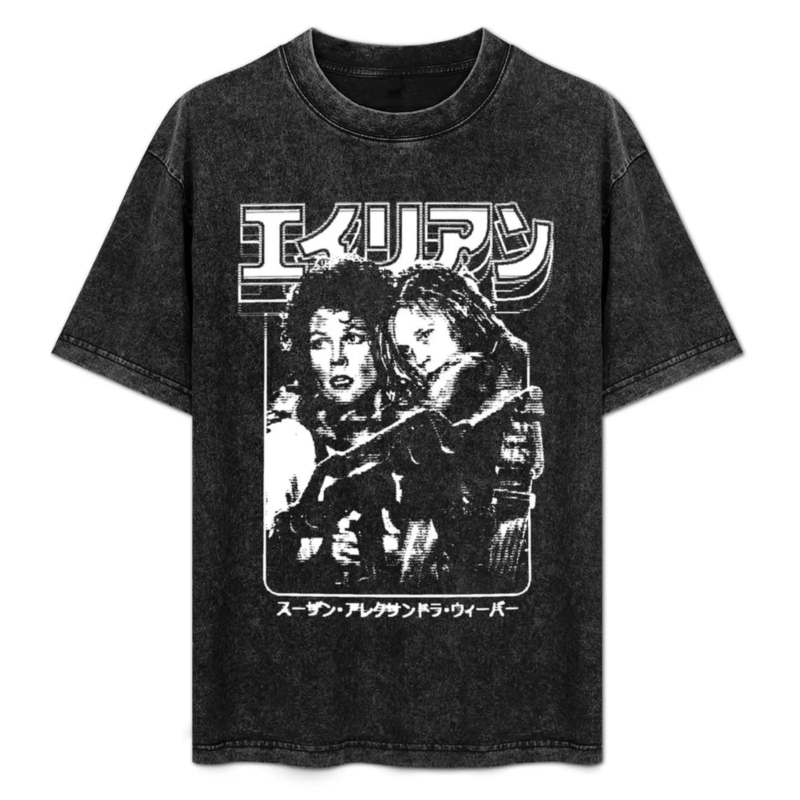 

Aliens: Ellen Ripley and Newt T-Shirt Trendy Casual Short Sleeve Shirt