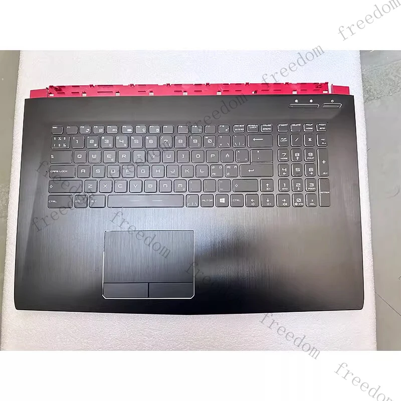 HTS  Palmrest with Backlit Keyboard EU for MSI GE72 GL72M MS-1794 1791 1799