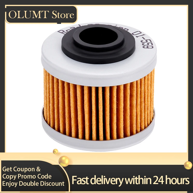 Road Passion 1/2/4/6 Pcs Motorcycle Accessories Oil Filter For Bombardier ATV 200 Rally For Can-Am 990 GS RS RT Spyder SE5