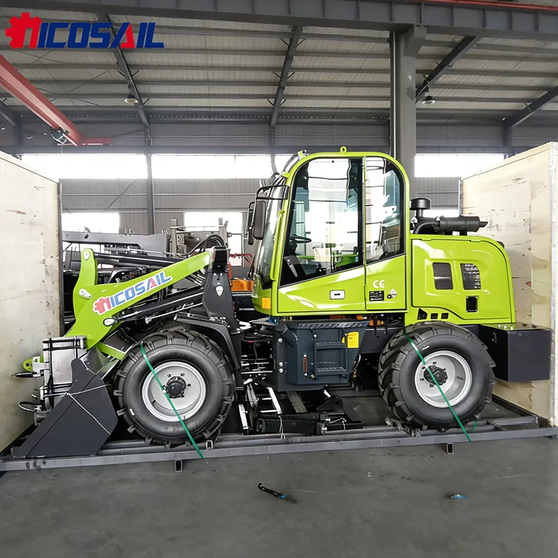 

Телескопический погрузчик с ковшом объемом 0,3 м³ для погрузки и разгрузки песка и гравия