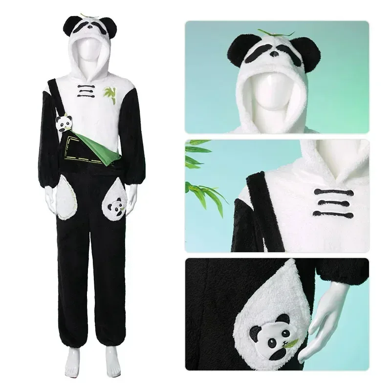 Disfraz de Cosplay de Game of Love and Deep Space Xavier, pijama de felpa de Seiya Raphael, uniforme de Panda, ropa de descanso navideña x;2,f;5.n;