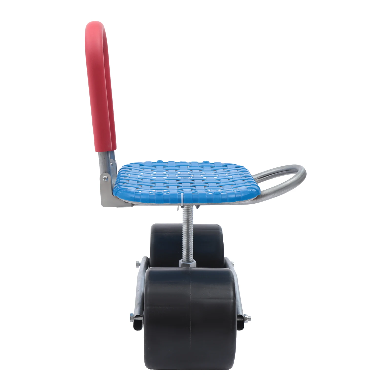 Carrello da giardino Sgabello con ruote, sedile da lavoro stabile Carrello robusto Sedile regolabile in altezza e direzione, ausilio da giardinaggio