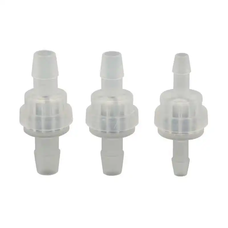 CV-H rubber nail spring structure ozone one-way valve plastic gas check valve pressure control corrosion-resistant check valve