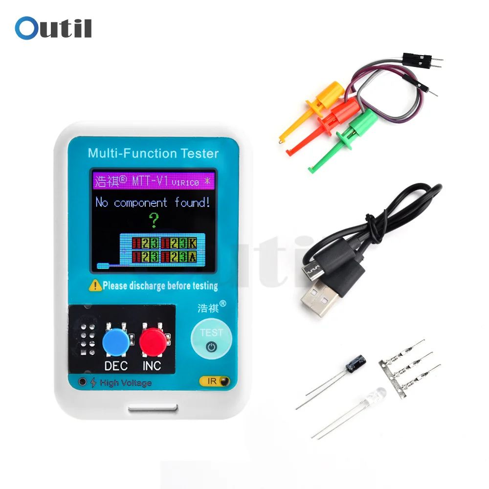 MTT-V1 High-precision Transistor Expands 15 Common Coding Formats Tester Support Infrared Emission/Infrared Remote Control