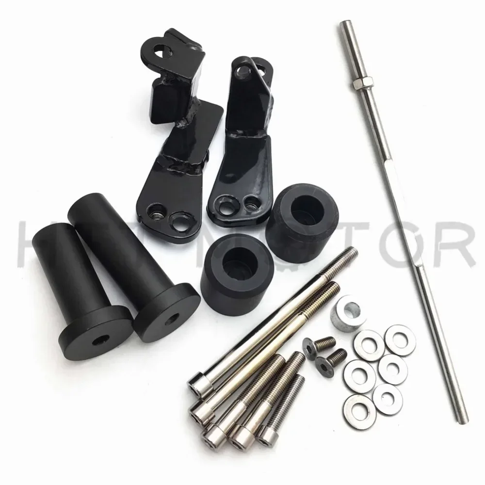 قطع غيار الدراجات النارية بدون قطع الإطار المنزلق حامي لسوزوكي 1999-2007 هايابوسا GSX1300R GSX-R أسود