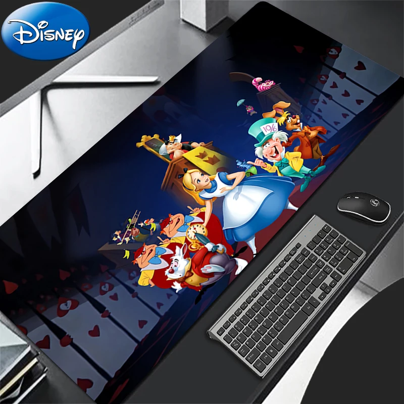 애니메이션 마우스 패드 노트북 카와이 녹색 식물 키보드 패드 PC 이상한 나라의 앨리스 데스크탑 마우스 매트 게임 액세서리 마우스 패드