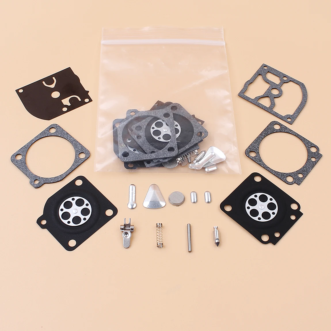 2 Carburetor Diaphragm Repair Kit For STIHL 020 020T MS191 MS192T MS200 MS200T HUSQVARNA 113LD 123C 123L 322L 323L Zama C1Q Carb