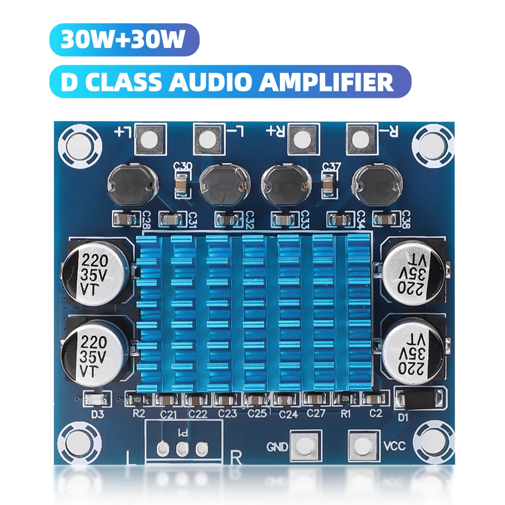1PCS DC12-26V 2*120W Dual Kanal Digital Stereo Audio Power Verstärker Bord High Power CS8673 DIY 240W Amplificador Sound Board – Detail 5