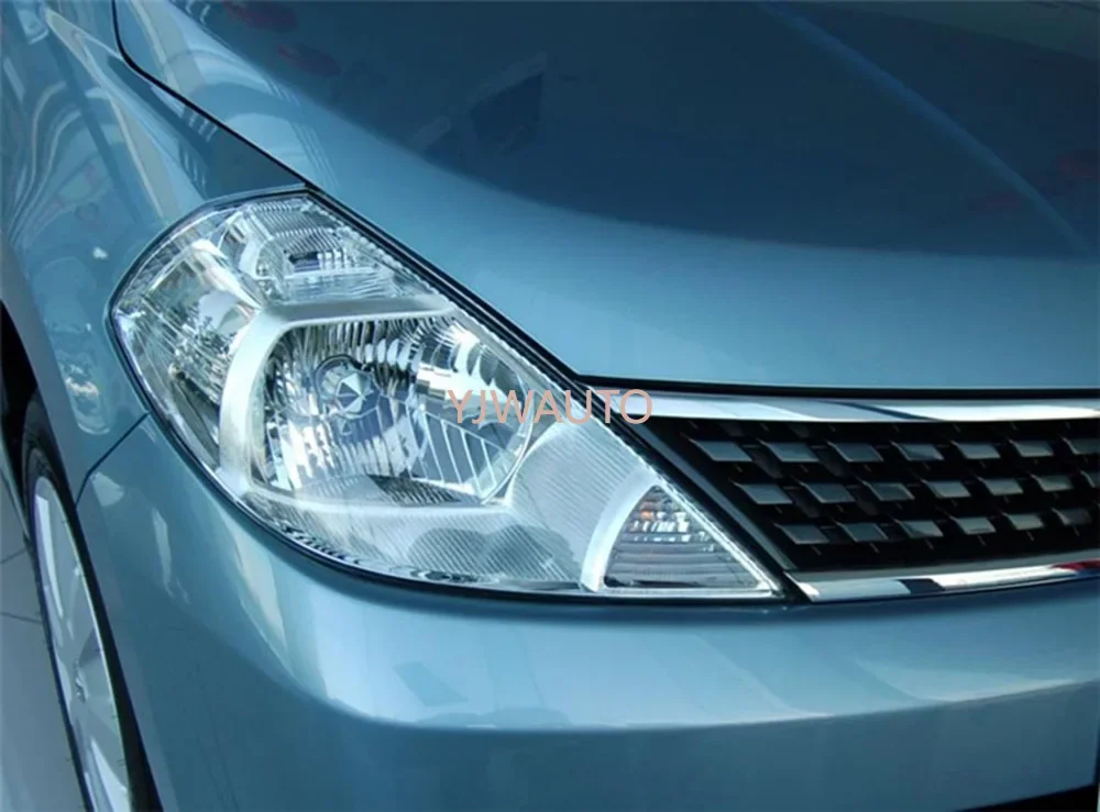 For Nissan Tiida Versa 2005~2007 Headlight Cover Car Headlamp Lens Glass Replacement Front Auto Shell