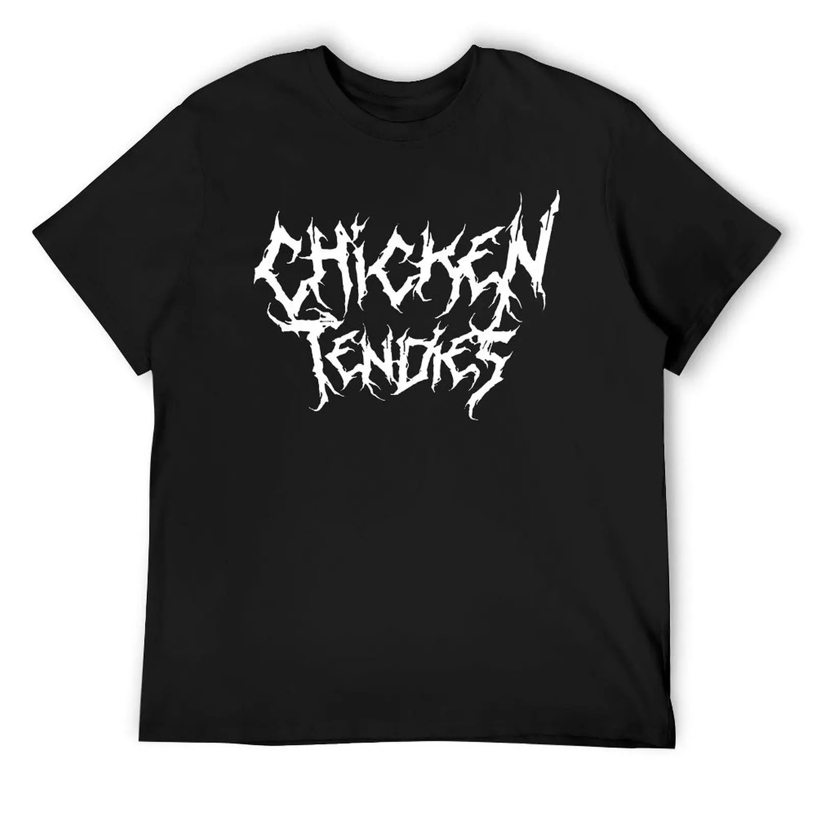 Chicken Tendies Metal Logo T-Shirt blacks summer tops sweat plus sizes big and tall t shirts for men