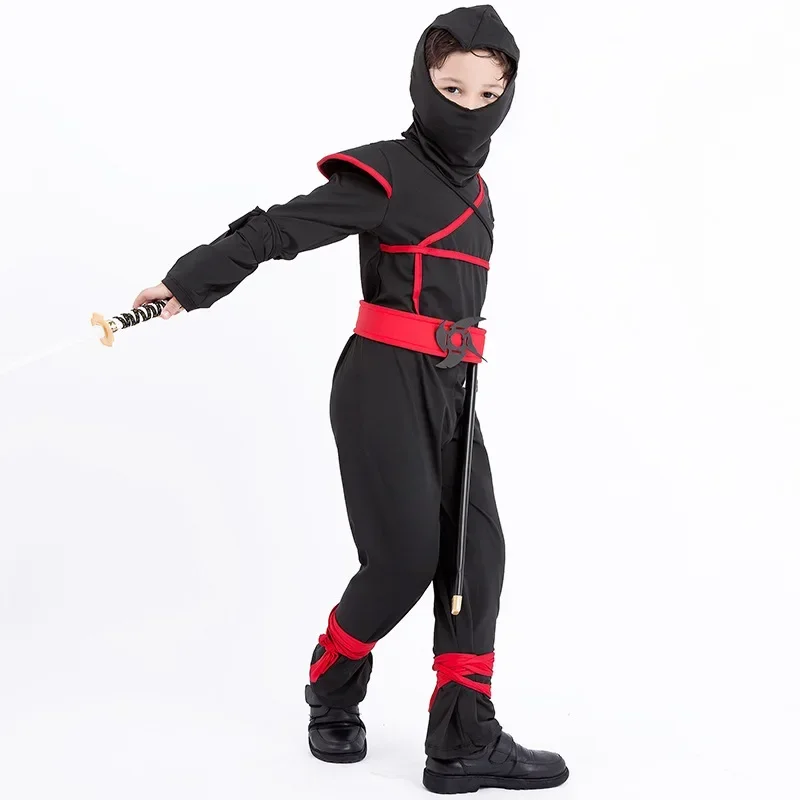 Halloween Child Warrior Costume Boys Assassin Cosplay Party Fantsia Outfit