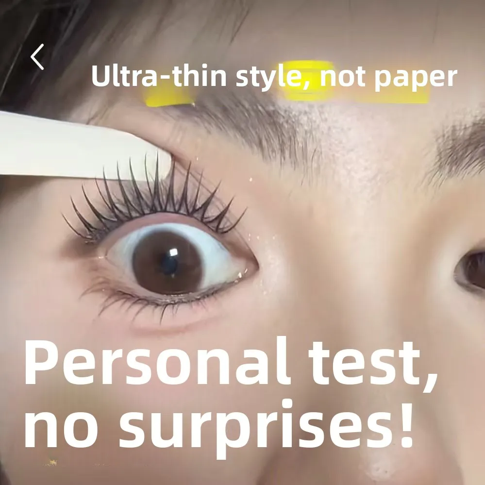 Künstliche Wimpern ohne Kleber, U-förmige Wimpernstreifen, natürliche, dünne koreanische Wimpern, einfach anzubringen und zu entfernen, für den täglichen Gebrauch 8–11 mm – Detail 5