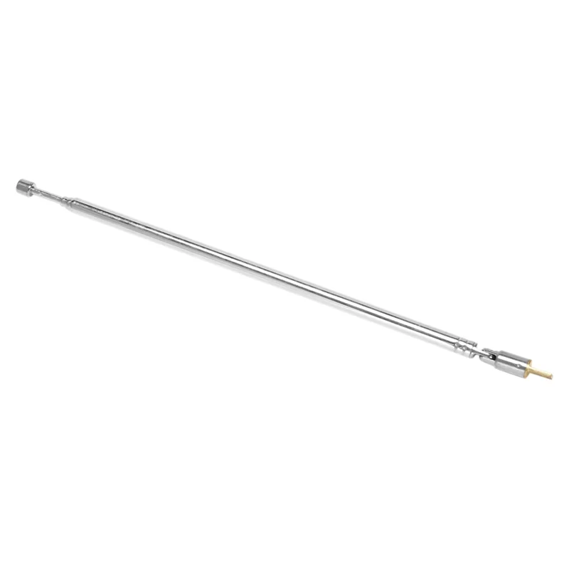 FULL-10X Replacement 60Cm 4 Sections Telescopic Antenna Aerial For Radio TV