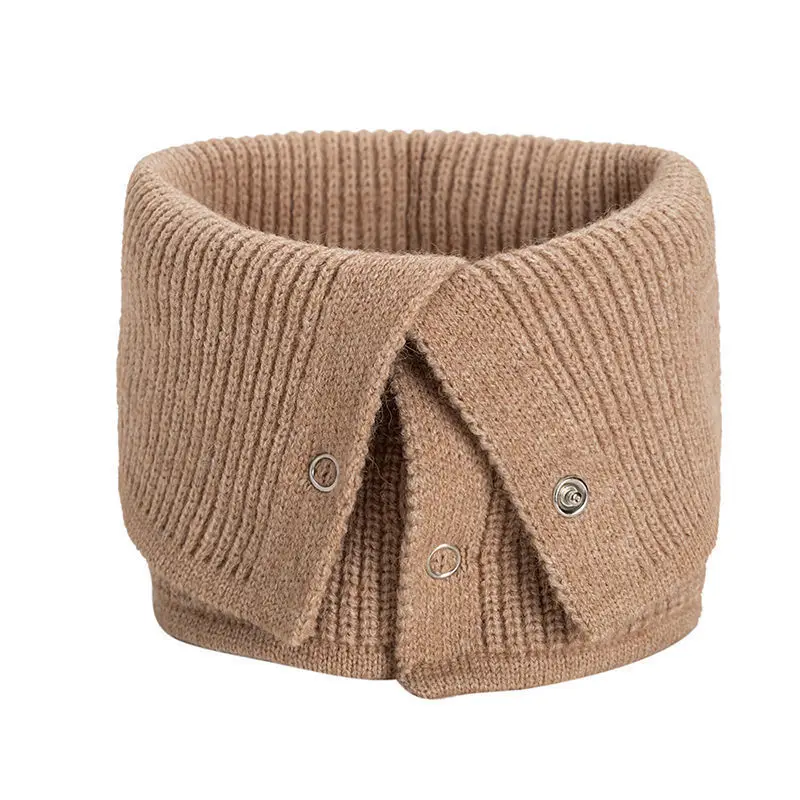 New Winter Knitted Warm Ring Scarf for Women Fashion Lady Neck Snood Unisex Wraps Scarves Neckerchief Female Stretch Bufanda