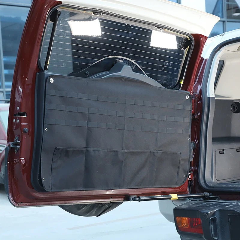 

1Pcs Oxford cloth black For Toyota FJ Cruiser 2007-2021 car rear door multi-functional storage hanging bag auto accessories