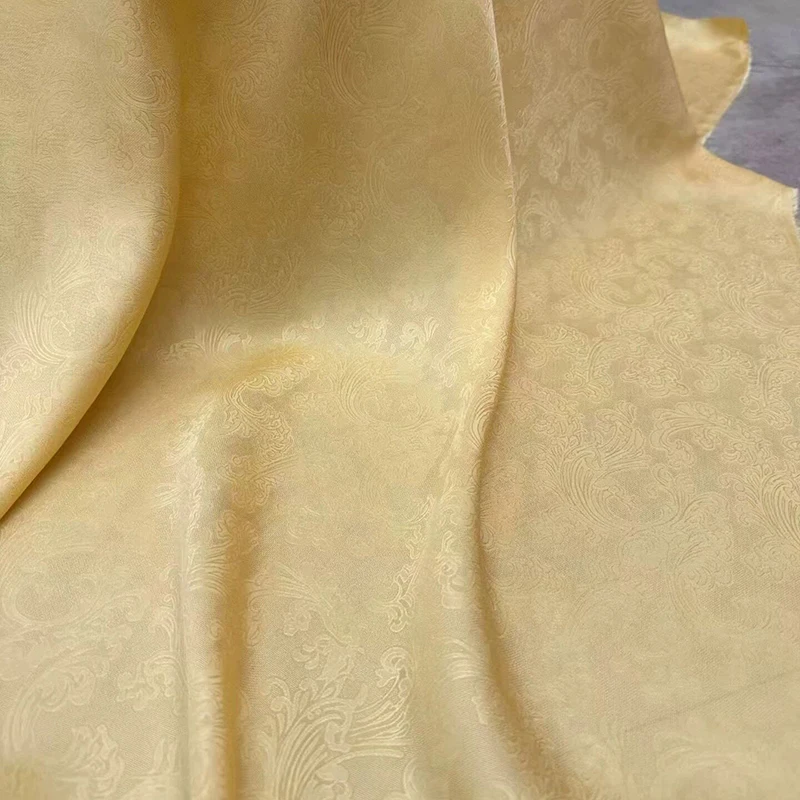 10Colors Available 114CM Wide 19MM Cool Hualuo Silk Fabric for Summer Spring Dress Pants Pajamas DIY Sewing Material R6590
