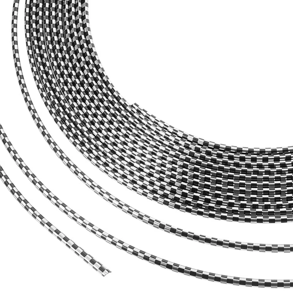 

2pcs Outlets Decorative Trim For Car Interior Flexible Molding Strips Easy Install Diy Dashboard Auto Body Accessories