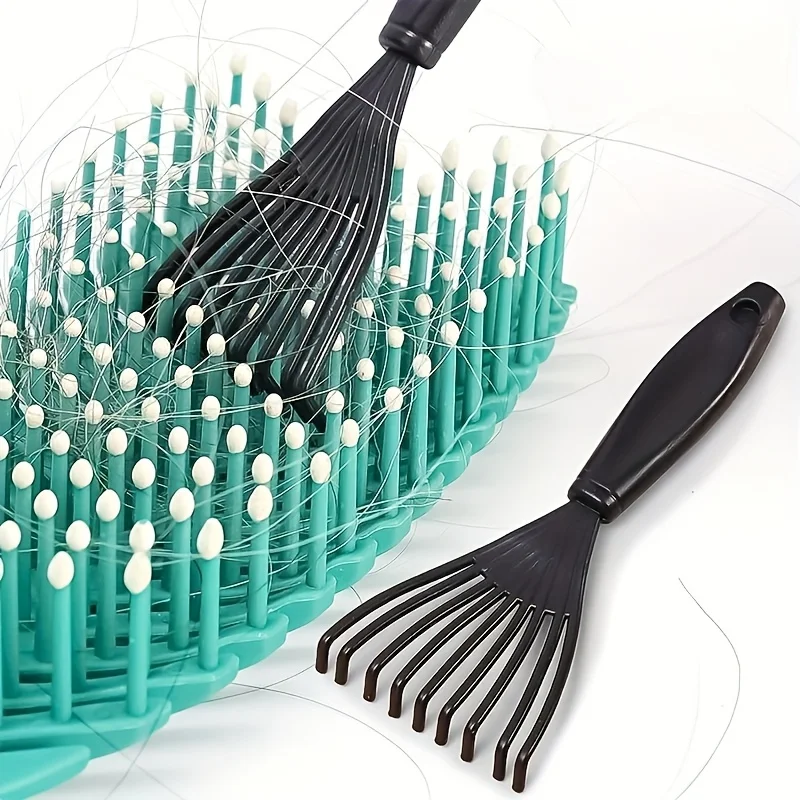 

1Pc/Universal Plastic Mini Comb Cleaner, Handle Cleaning Brush Tool Accessories, Suitable for Air Cushion Comb, Comb Cleaning