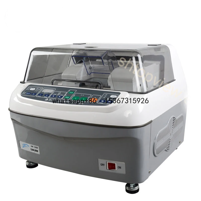 Machine de bordure de lentille automatique sans motif, équipement de laboratoire optique, technologie avancée, roue PC implantée, savoir à chaud