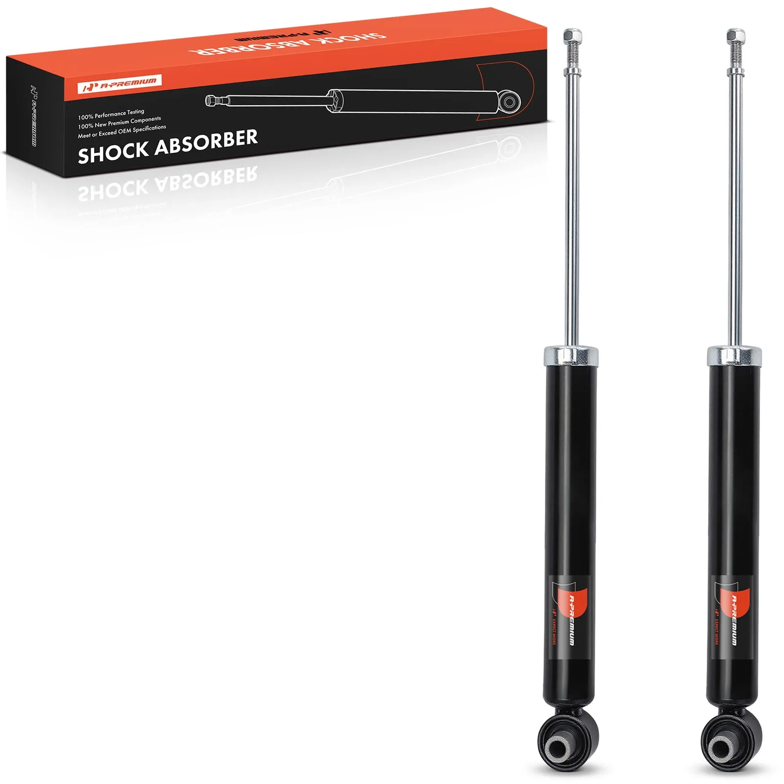 A-Premium Pair Rear Shock Absorber for Chevrolet Equinox 2018-2023 GMC Terrain 2018-2023 Buick Envision 2016-2020