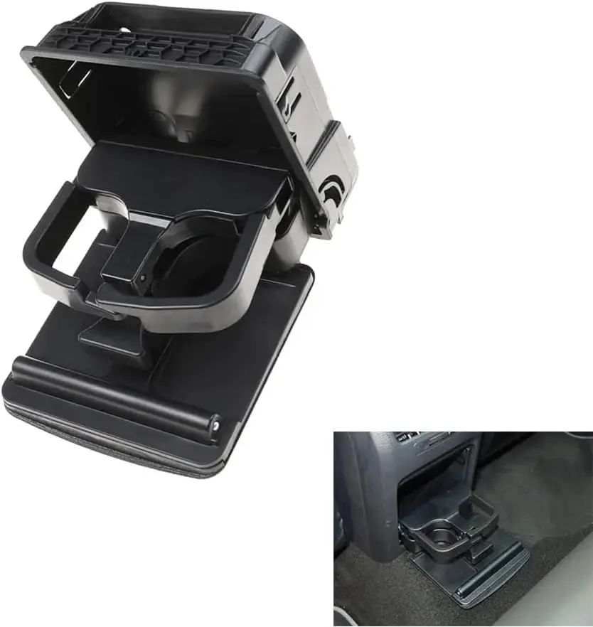 

1PC Central Console Armrest Rear Cup Holder for VW Jetta A5 MK5 GLI Golf 5 6 GTI R32 Eos 1K0862532 1K0862532F Best Value Part