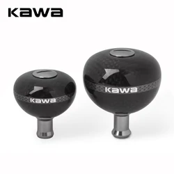 Kawa 1pc Fishing Reel Carbon Fiber Handle Knob Super Light Only 26g/16g Suit For 2000-10000 Series Spinning Reel Handle Knob DIY