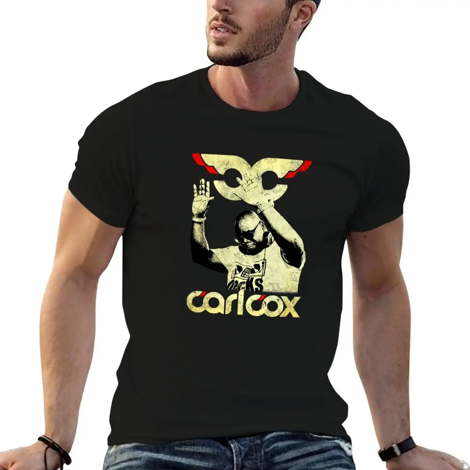 

Carl Cox grungy old school house minimal techno T-Shirt man t shirts for men cotton t shirt pack T-Shirt