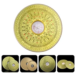 Compass Camping Chinese Vintage Decor Outdoor Alloy Fengshui Supplies Retro