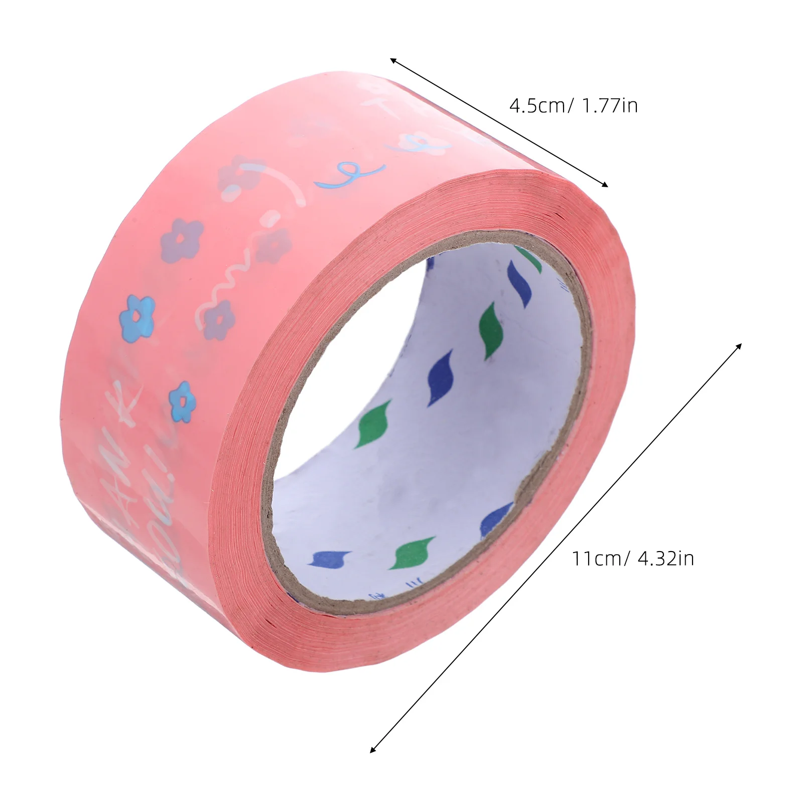 Thank You Tape Decorative Packing Tape Strong Adhesion For Sealing Boxes Shipping Present Wrapping Takeout Carton Small