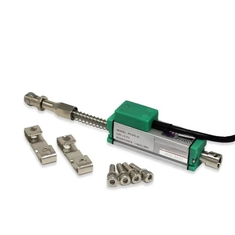 

PY3-FS-50 Automatic Reset Miniature Linear Potentiometer Sensor Electronic Ruler Miniature Spring Displacement Sensor