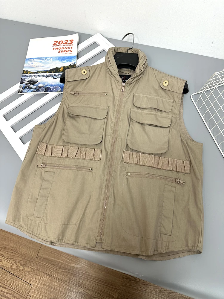 

Мужской профессиональный жилет для активного отдыха, быстросохнущий, дышащий, с множеством карманов, для весенней работы, альпинизма и охоты