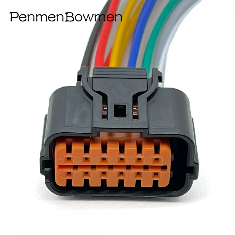 1 Set 12 Pin Car Back View Camera Waterproof Electrical Cable Connectors Waterproof Female Wire Harness Plug HP285-12021