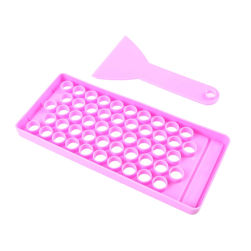 

2Pc/Set Diy Lip Balm Lip Gloss Crafting Kit Wax Pouring Tray Spatula Scraper Set