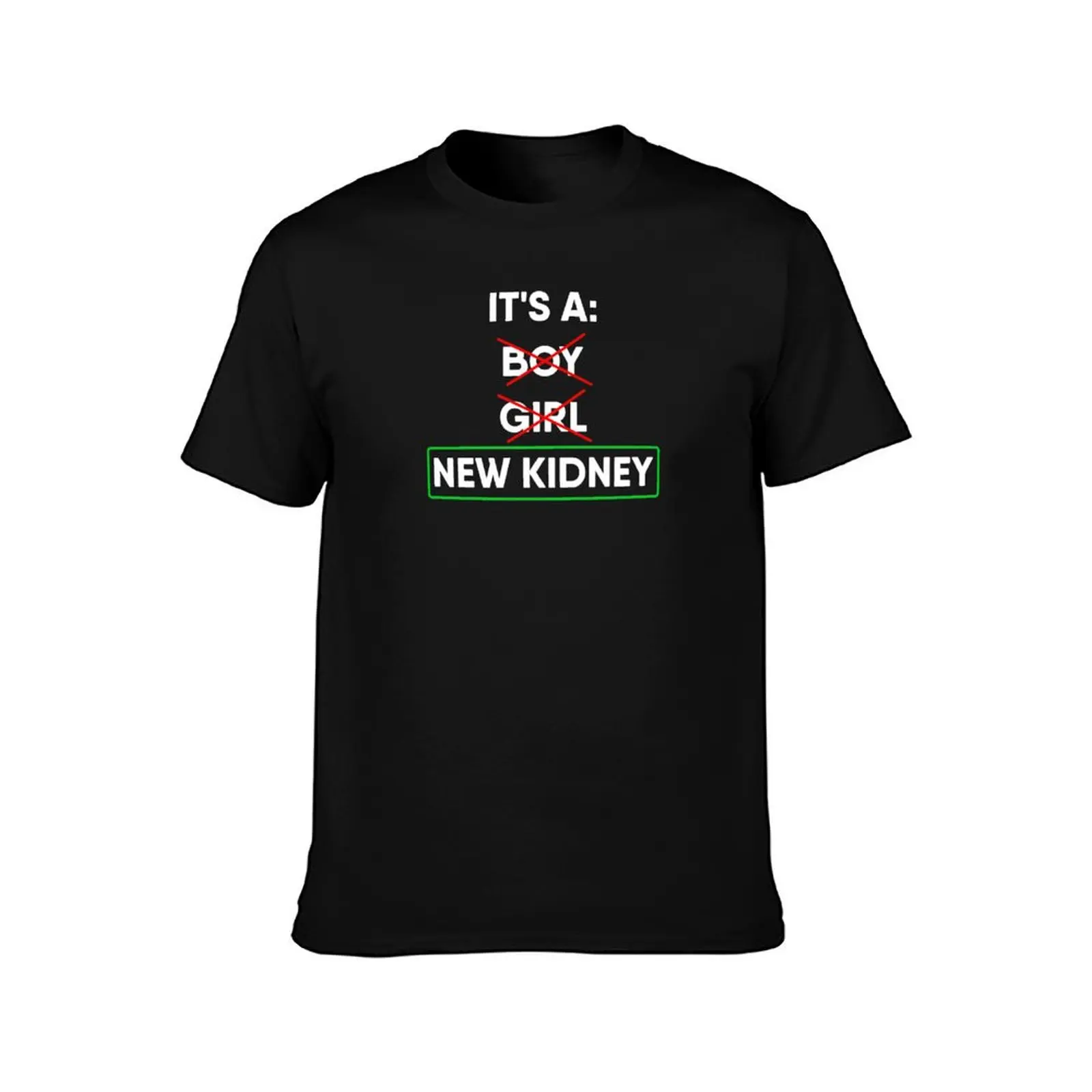 It's A New Kidney Transplant Surgery Survivor Gifts Organ T-Shirt heavyweights plain clothing for men