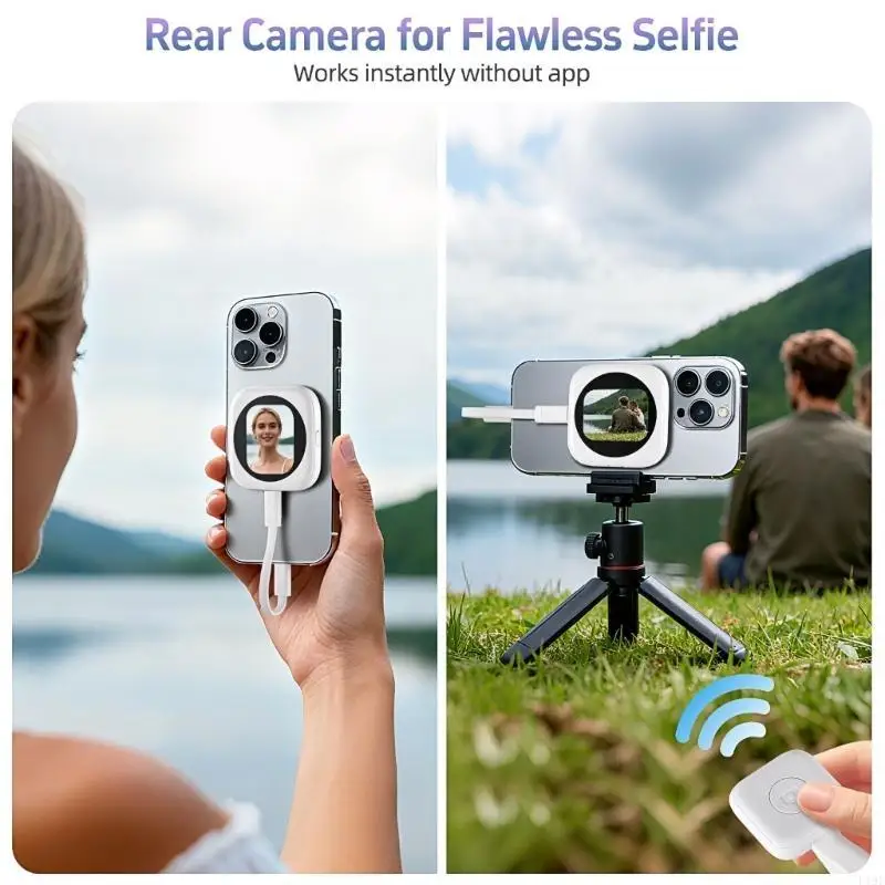 

Магнитный дисплей для автопортрета для выделения изображения с камеры в реальном времени. Простое трехэтапное действие и F19E.