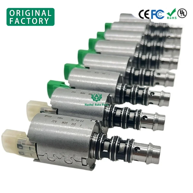 Original New 0AM DQ200 Transmission Dual Clutch Shift Oil Pressure Solenoid Valve 8pc/set Compatible for VW Compatible for Skoda