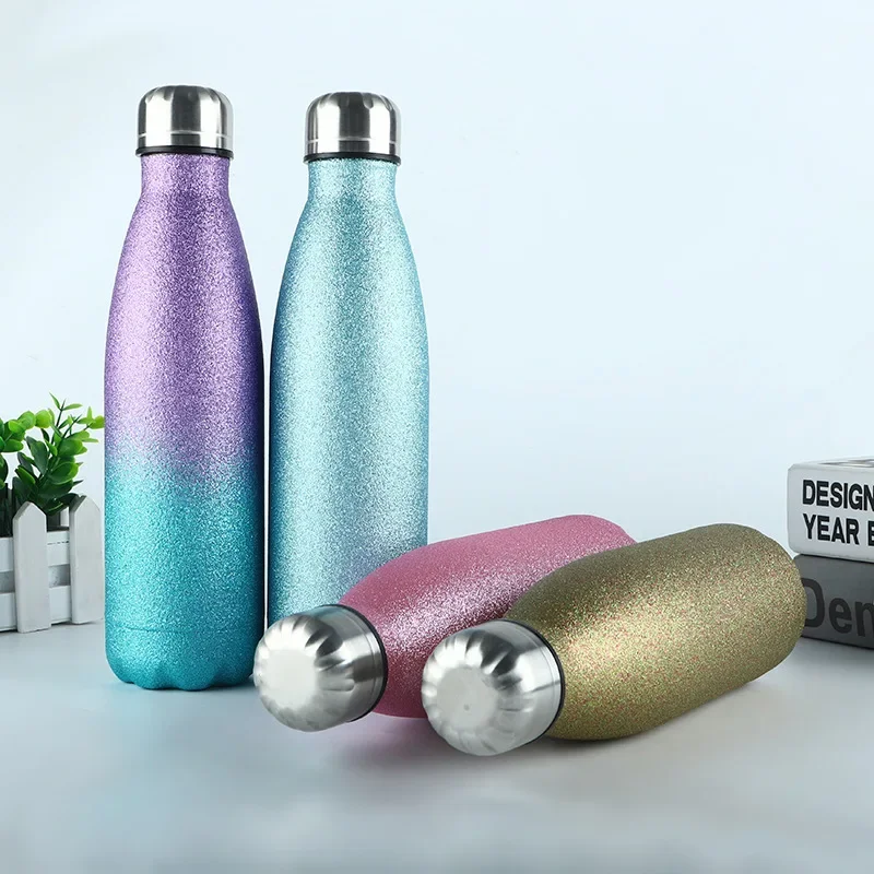 LOGO Custom Double-Wall Thermos Insulated Vacuum Flask Stainless Steel Water Bottles Gym Sports Thermoses Cup Thermocouple