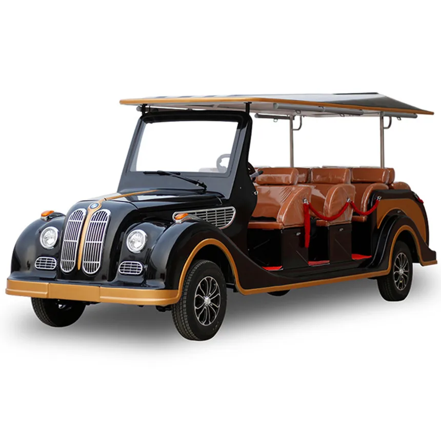 Export supply of four-wheel electric sightseeing cars, tourist attraction sales offices, high-end retro classic cars