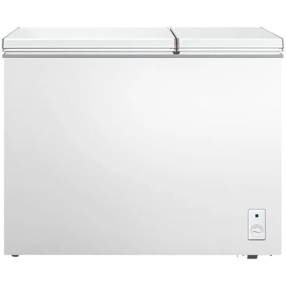 10.0 Cubic Feet Chest Freezer, with Lock and 1 Removable Basket Low Noise Free Standing