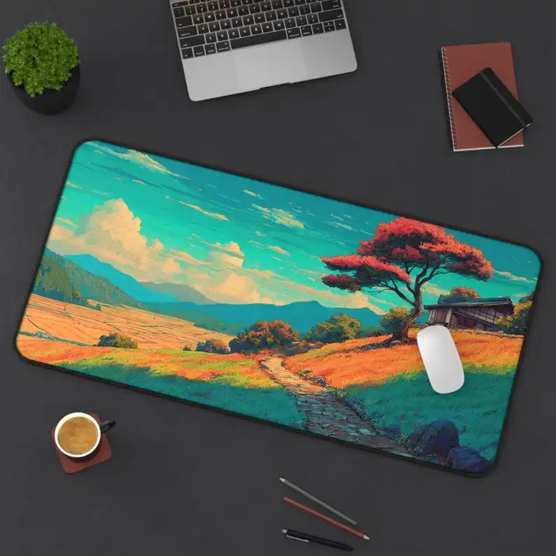

Country-style Cartoon Mouse Pad, Cute Tabletop Decoration,non-slip and Waterproof Gaming Mouse Pad,the Perfect Gift for Friends.