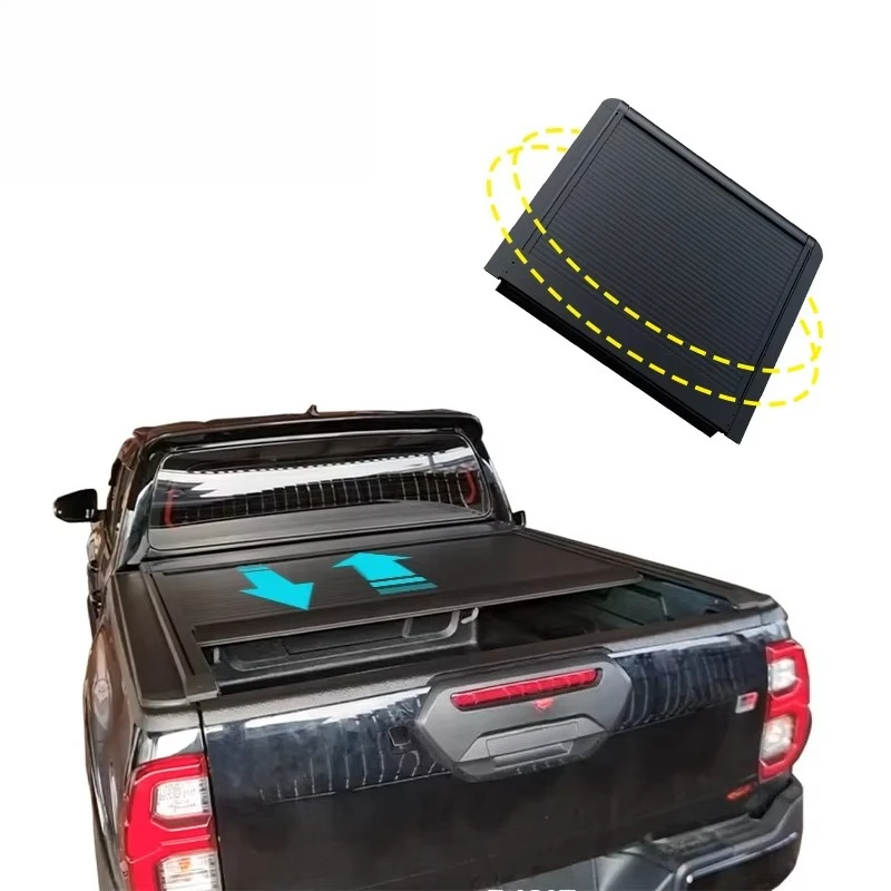 

Hot Sale Truck Electric Truck Tonneau Cover Electric Roller Shutter Truck Bed Cover for Hilux Revo Rocco 2015-2024