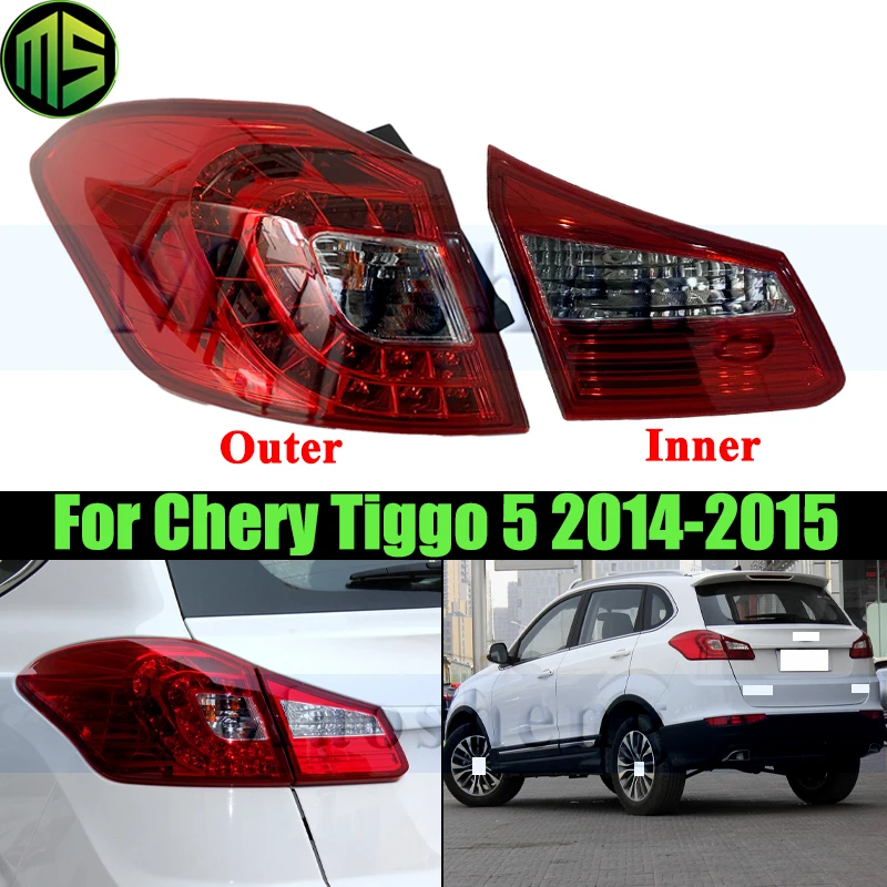 

Maosheng Rear Bumper Tail Light Tail Lamp For Chery Tiggo 5 2014-2015 Taillight Taillamp Brake Light Turn Light Stop Lamp