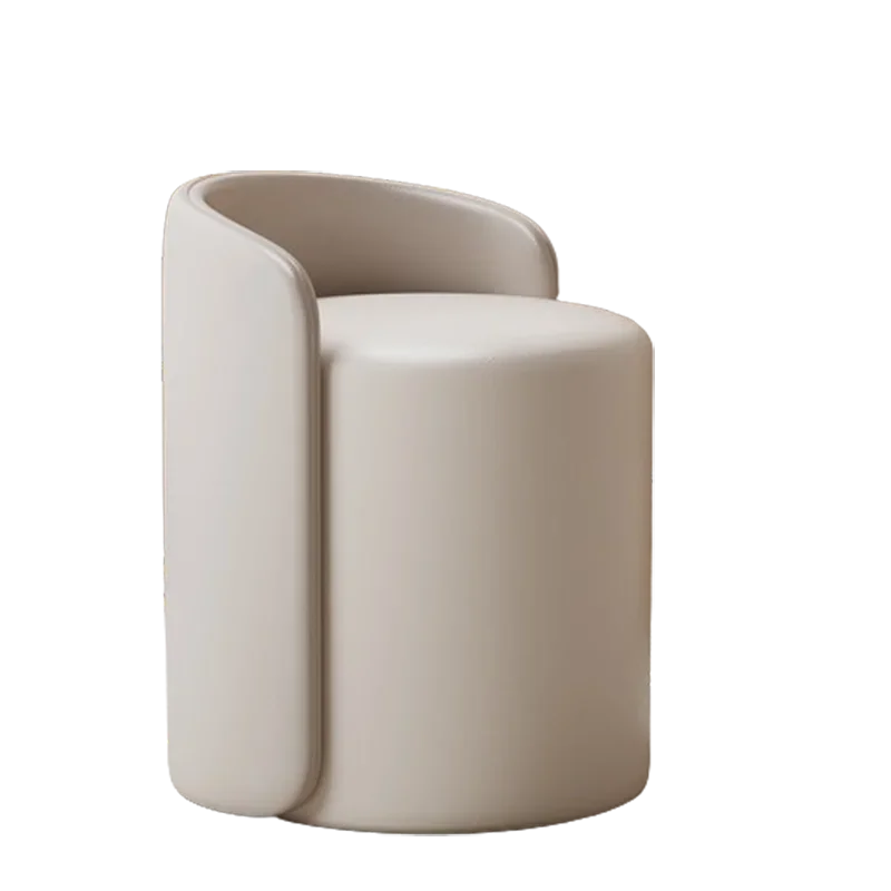 Bar Nordic Vanity Chair Round Office Rotate Ottoman Makeup Stool Puffs Children Taburete Para Sala De Estar Furniture