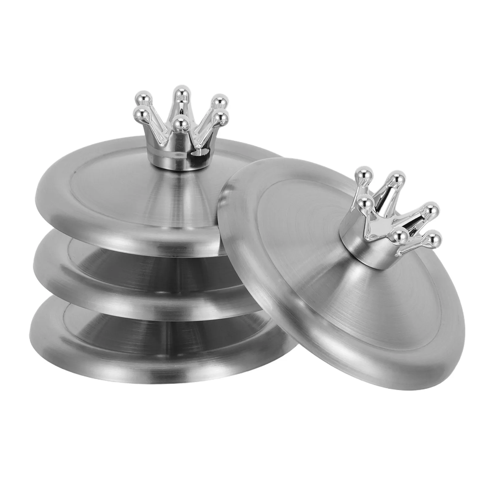 

4Pcs Stainless Steel Round Mug Lid Replacement Universal Anti-Dust Leakproof Cup Cover for Tumblers Tea Coffee Water Cups