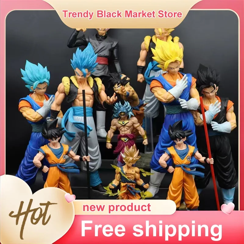Dragon Ball Actionfigur Super Saiyan Vegito Goku Vegeta Sammlerstück PVC-Modell Statue Desktop-Dekoration für erwachsene Anime-Sammler