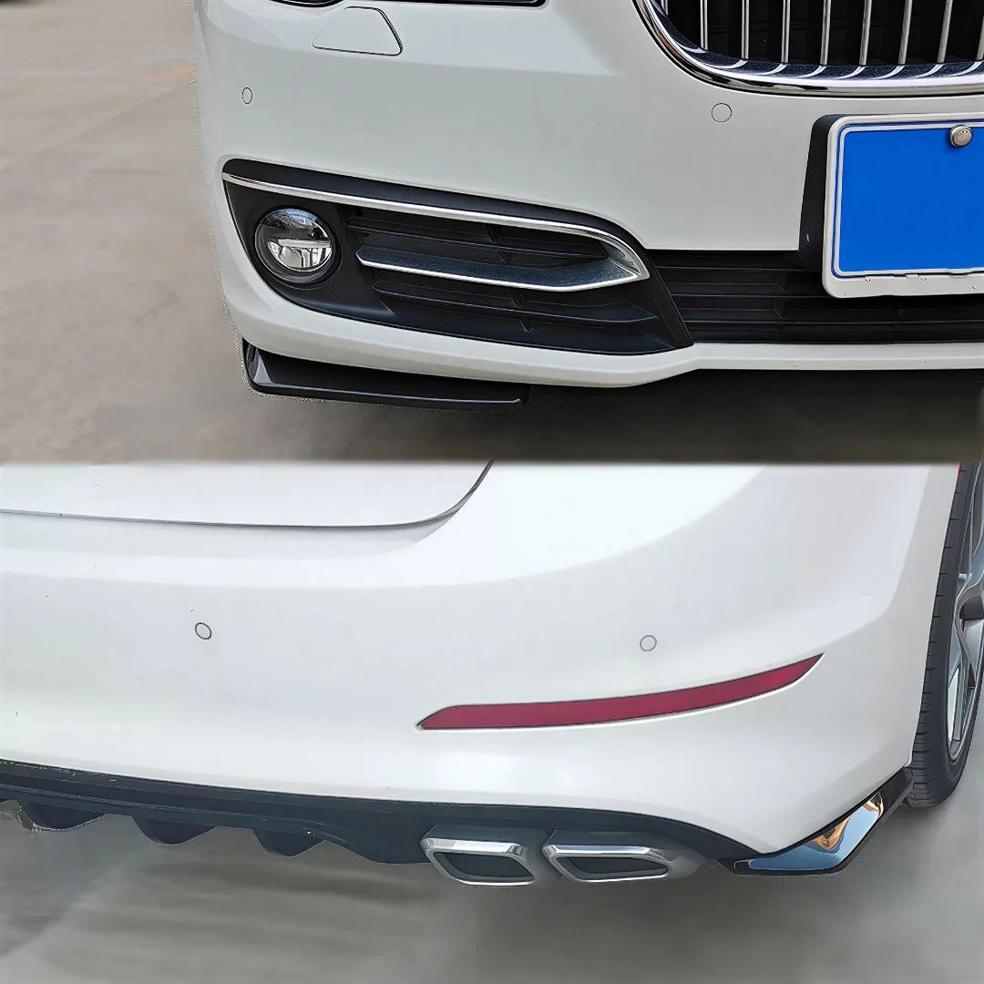 

Universal Side Skirts Lip Front Rear Bumper Lip Splitter Diffuser Exterior Tuning Accessories Body Kit Trim Black Styling 2PCS