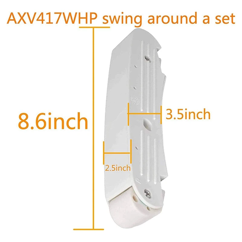 Pool Cleaner Pod White Kit AXV417WHP und AXV414P Pod-Schuhe für Hayward Navigator Pool Staubsauger