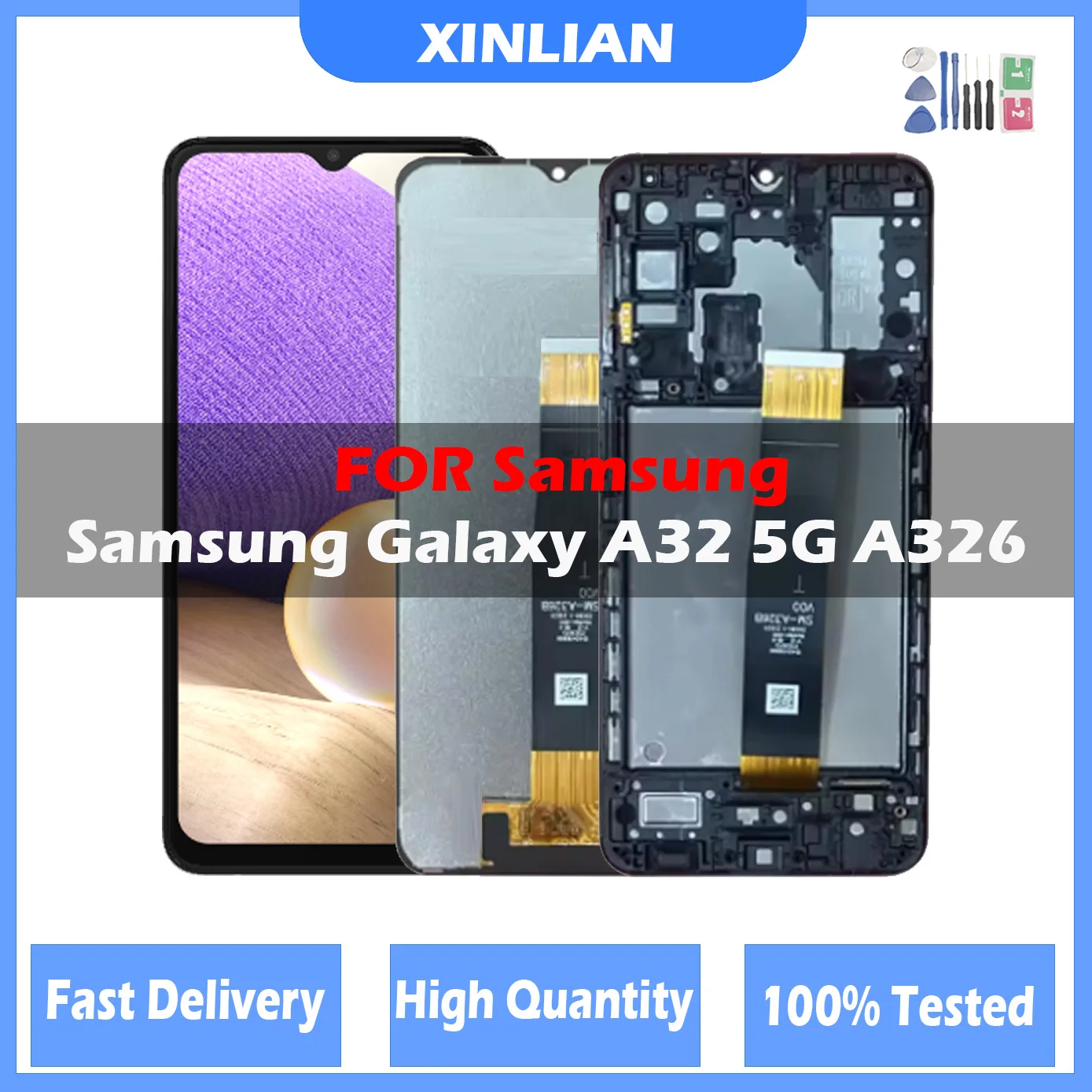 

TFT LCD For Samsung Galaxy A32 5G LCD Display Touch Screen Digitizer Assembly A326B A326U A326K A326W LCD Screen Replacement