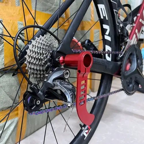 Imagen 2 del producto Protector de cambio de bicicleta de aleación de aluminio, soporte de liberación rápida, Protector de cambio trasero de bicicleta, soporte de engranaje ultraligero